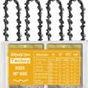 4-Pack 18 Inch Chainsaw Chain, Fits Stihl ms250 Chain.325" Pitch .063" Gauge 68 Drive Links Full Chisel Saw Chains Fits Stihl (PRE 2023 .063" Gauge) 025, MS251, 3005 008 4717-36390050068, V68 Chain