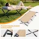 OLIXIS Camping Cot - Sleeping Folding Cots for Adults,Foldable Army Bed for Camping, Backyard, Traveling Guest Bed 73x35.8x17.7, 300 LBS Capacity. Portable Camping Cot for Multi-Scene use