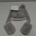 Tadpoles Super Soft Plush Sherpa Hat & Mittens Set, Grey, 0-12M