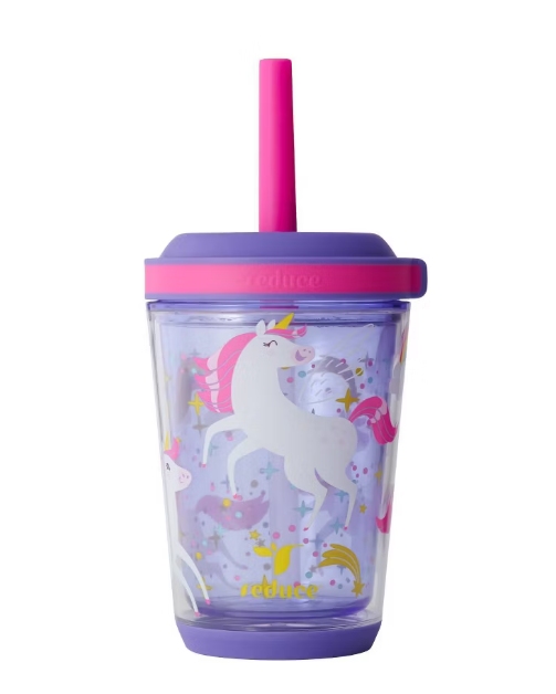 REDUCE CARTWHEEL TUMBLER UNICORN PR 12OZ