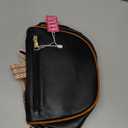 KKXIU Crossbody Sling Bag for Women Trendy Fanny Pack Vegan Leather Chest Bag | Trendy (Black)