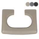 Center Console Cup Holder Replacement Pad Compatible with 2004-2014 Ford F150 Truck Accessories Cupholder Armrest Cover Trim (Tan/Beige)