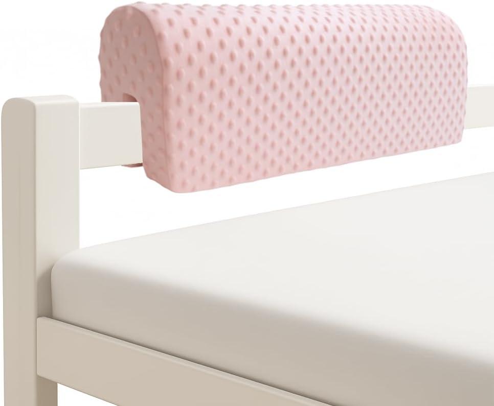 Wonder Space Toddlers' Bed Rail Bumpers Protecter - Children's Bed Guardrail Padding - Anti-Collision | Increased Height | Fall Prevention - Easy InstallEnhanced Safety Mostly Fit (3ft, Pink)