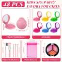 Willinglong 12 Sets Kids Makeup Kit for Girls, Kids Spa Party Supplies for Girls, Sleepover Makeup Cosmetic Set Birthday Party Favors Toddler Girl(Multicolor)