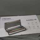 FRESKO Automatic Vacuum Sealer, Powerful Food Vacuum Sealer Machine, Auto Dry-Wet Detection, Bag Cutter, 2 Rolls Bags, Effortless Operation, Starter Kit