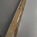 Heavy Duty Curtain Rods, 1 1/8 Inch Diameter Single Curtain Rod 72-144Inch(6-12ft) Extendable Length with End Caps Adjustable Modern Brackets-Dark Bronze