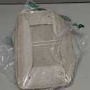 StorageWorks Narrow Storage Bins, Small Basket for Closet and Shelves, Rectangular Fabric Organizer with Handles, Toilet Paper Storage, Brown and Beige, 2-Pack