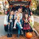 Tigeen 12 Pcs Halloween Award Ribbons Costume Contest Pumpkin Carving Trunk or Treat Prize Ribbon for Party Favors Office Classroom Decorations Winner Recognition(Trunk or Treat)