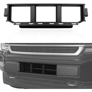 Front Bumper Grille for Ford F150 2021-2023, Front Lower Center Bumper Cover Bumper Grille Trim Panel Insert for F-150 2021 2022 2023 Accessories, Replacement ML3Z17B968BB, ML3Z17B968BA