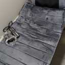 COMFIER Full Body Massage Mat with Movable Neck Pillow, 10 Vibrating Motors & 4 Heating Pads, Back Massage Pad, Father's Day Gifts for Dad Men