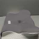 Cervical Neck Pillow for Sleeping, Ergonomic Side Sleeper Pillow for Neck Support, Memory Foam Pillows for Back Stomach Sleepers, Orthopedic Contour Pillows with Cooling Pillowcase (Dark Grey)