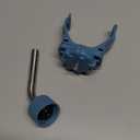 LOS ANDES 16.9oz Small Animal Water Bottle for Cage,Crate, Top Fill Water Dispenser for Guinea Pigs/Bunnies/Ferrets/Squirrel/Hedgehog/Hmaster, BPA Free, Updated Mouth, Blue