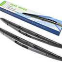 Rear Wiper Blade,ASLAM 16B Rear Windshield Wiper Blades Type-E for Original Equipment Replacement,Exact Fit(Pack of 2)