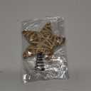 Gejoy 5.5 Inch Mini Wood Valentine's Tree Topper Natural Heart Tree Topper, Farmhouse Rustic Wooden Heart Ornaments for Valentines Day Decoration Couple Gifts