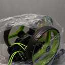 CUBE CART 3 Wheel Push Pull Golf CART - Two Step Open/Close - Smallest Folding Lightweight Golf CART in The World - Choose Color! (Charcoal/Lime)