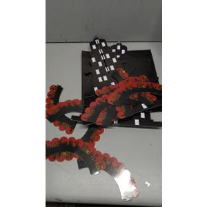 16 Pcs Large Hero Party Favor Boxes with 10 Pcs Cards Skyscraper City