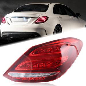 RH Full LED Tail Light Fit for 2015 2016 2017 2018 Mercedes Benz C300 C400 C63 AMG W205 Brake Rear Lamp Assembly Right Passenger Side For LED Types Only 2059062102 MB2801145