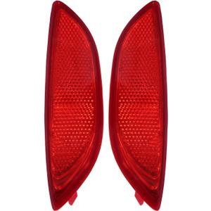ApplianPar 2Pcs Rear Left and Right Side Bumper Reflector for Hyundai Accent Sedan 2012 2013 2014 2015 2016 2017