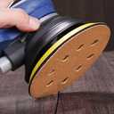 5-Inch 8-Hole Hook and Loop Sanding Discs, Orbital Sander Sandpaper Discs, 100 Pieces Round Sandpaper Set Include 60 80 120 150 and 220 Grits
