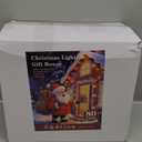 3D Christmas Lighted Gift Boxes, Outdoor IP65 Waterproof 80 LEDs Colorful Stackable Christmas Decorations with Bow Timer Set of 3 Warm White Xmas Lights Decor for Yard Lawn Holiday Home Indoor -32inch (Multicolor)