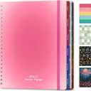 Teacher Lesson Planner 2026-2027 Academic Year, Aug 2026-Jul 2027, Deluxe 26-27 Lesson Plan Book for Teachers Supplies & Homeschool Planner with Pocket & Monthly Tabs, 8.5" x 11", Pink Ombre