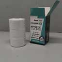 (3 Pack) White Athletic Sports Tape, Very Strong Easy Tear No Sticky Residue Tape for Athlete & Sport Trainers & First Aid Injury Wrap,Suitable for Bats,Tennis,Gymnastics & Boxing1.5in X 35ft