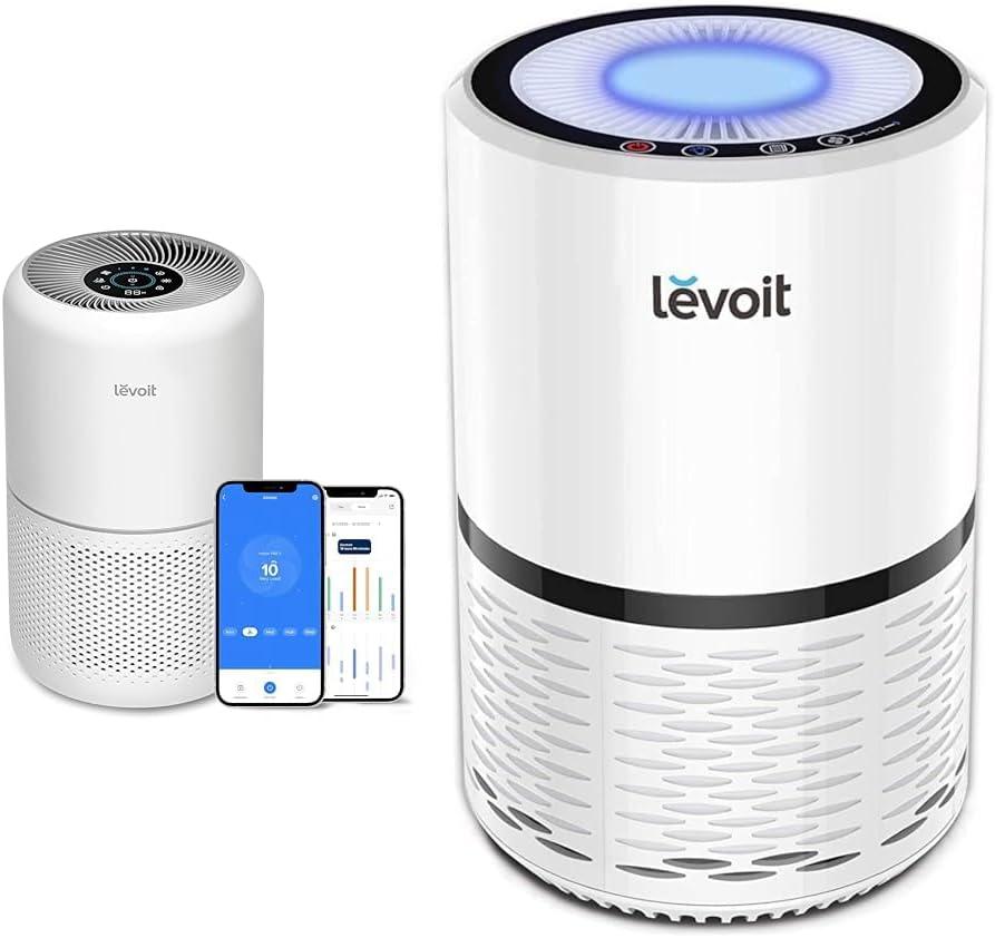LEVOIT Air Purifiers for Home Bedroom, Smart WiFi, Auto Mode, Covers Up to 1095 Ft² ft & Air Purifiers for Home, HEPA Filter for Smoke, Dust and Pollen in Bedroom, Ozone Free