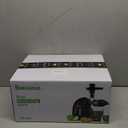 Slow Masticating Juicer,Brecious Cold Press Juicers with 2 Speed Modes & Quiet Motor,Juicers Machines Vegetable and Fruit with Reverse Function,Celery Juicer,BPA-Free,Easy to Clean (Black)