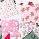 2 x 40Pcs Christmas Napkins,Christmas Party Supplies Pink Xmas Paper Napkins Funny Party Napkins for Winter Xmas Holiday Decorations