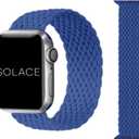 Solace Bands Imperium V2 Loop - Compatible with Apple Watch Bands Stretchable Sport Loop Band for Women and Men, iWatch Bands for 38mm 40mm 41mm 42mm 44mm 45mm Ultra, SE and Series 8 7 6 5 4 3 2 1 (Black)