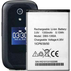 DDONG Replacement Battery DBS-1350A for Doro 7050 7060 Consumer Cellular Flip 1350mAh