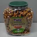 Utz Sourdough Specials Pretzels, Original, 63 oz. Barrel, Classic Pretzel Knot with Rich Sourdough Flavor, Resealable Container, Tasty Party Snack with Zero Cholesterol (63 Ounce (Pack of 1))