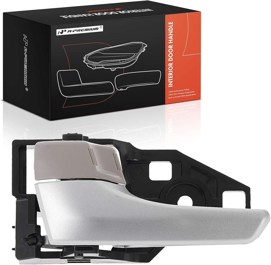A-Premium Front or Rear Left Driver Side Interior Door Handle Compatible with Toyota Camry 2012-2017, RAV4, Prius, Prius Plug-in, Prius V, Tacoma, Highlander, Sienna, Avalon, Venza & Scion tC