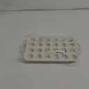 Vinino Mini Muffin Pan with Metal Reinforced Frame-1Pack, Silicone Cupcake Pan for Baking 24 Cup Mini Size, BPA Free Silicone Muffin Tray, Cupcake Baking Pan Molds for Oven Dishwasher Safe-Cream