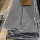 Feonase Full Size Bed Frame with Storage & Charging Station - Hydraulic Lift Up Platform Bed, Upholstered Button Tufted Headboard, Sturdy Wooden Slats, Noise-Free, No Box Spring Needed, Light Gray