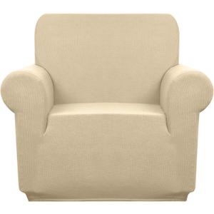 Granbest Premium Waterproof Sofa Cover High Stretch Couch Slipcover Super Soft Fabric Couch Cover (Beige, Small)