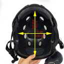 CMAIR4U Airsoft Fast Helmet with Helmet Cover,PJ Type Tactical Helmet with Front NVG Mount and Side Rail,Military Tactical Airsoft Gear (OD)