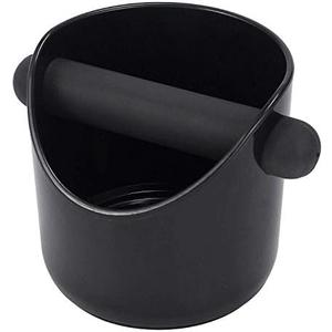 Absorbent Durable Barista Style Coffee Knock Box With Removable Knock Bar and Non-Slip Base Espresso Dump Bin Coffee grounds container