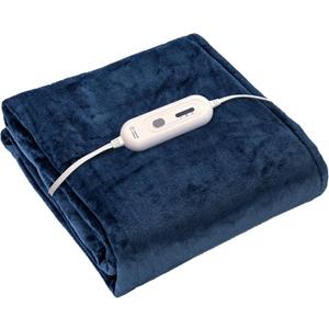Cushious Electric Heated Blanket Twin 62''x84''Size Faux Fur Heating Blanket 10 Heating Settings, 18h Timer & Overheat Protection, Machine Washable, Soft Flannel and Sherpa Full Body Warmth