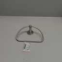 JQK Towel Ring, Stainless Steel Half Ring Towel Holder for Bathroom, 7 Inch Brushed Finished Wall Mount, TR160-BN