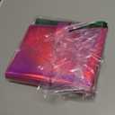 Toplive A5 Notebook Binder Refillable Binder, PU Leather Planner Organizer Cover with Magnetic Closure for A5 Filler Loose Leaf Paper, Laser Rose Red