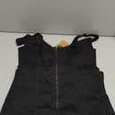 utcoco Denim Dress for Women Sleeveless Side Slit Bodycon Midi Jean Dresses for Women 2025 (Medium, Black)