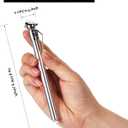 10 Pieces Pencil Tire Pressure Gauge Stainless Steel Stem Tire Pressure Gauge Accurate Mechanical Wheel Checker with 20 Pieces Tire Stem Valve Caps for Car Truck Motorcycle Bike