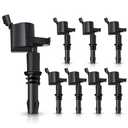 MAS Set of 8 Ignition Coils Compatible with Ford Expedition Explorer F150 F250 F350 Super Duty Lincoln Navigator Mark LT Mercury Replacement for DG511 C1541 FD508
