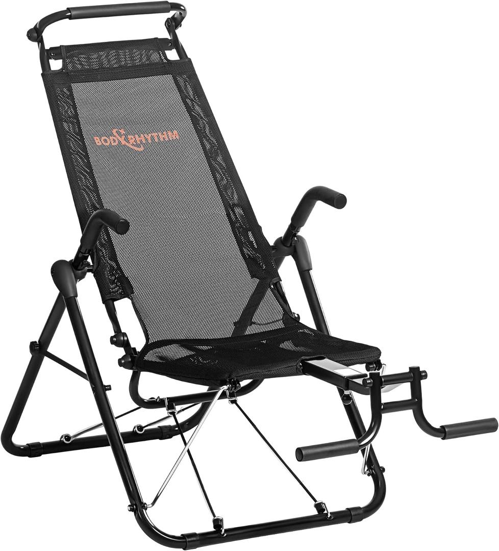 BODYRHYTHM Core & Ab Lounge Workout Chair, an Fitness System for Muscle Activating Workout and Inversion Therapy for Back Relief to Burn Calories and Work Muscles Simultaneously