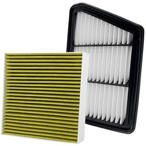 Capume 2PCS Cabin Engine Air Filter Kits Fits for CR V CRV CR-V 2.4L 2018-2019, Replacement for CF11182, 80292TF0G01, CA12259, 17220-5PH-A00