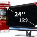 [2-Pack] 24 Inch Computer Privacy Screen Filter (16:9 Aspect Ratio)