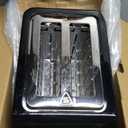 Chefman Smart Touch 2 Slice Digital Toaster, 6 Shade Settings, Touchscreen Controls, Extra-Wide Slots for Thick Breads & Bagels, +10 Seconds, Defrost, Removable Crumb Tray  Stainless Steel