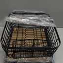 TQVAI Kitchen Dish Drainer Rack with Drying Board and Full-Mesh Silverware Utensils Holder, Black