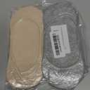 Toes Home No Show Socks Womens, Ultra Low Cut Liners Non Slip Footies for Flats Hidden Invisible Boat Summer, 5 Pairs